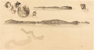 Croquis sur la plaque de l