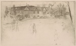 Speke Hall, 1875 - James Abbott McNeill Whistler