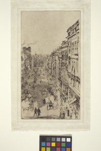 Rue St. James - James Abbott McNeill Whistler
