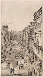 Rue St. James - James Abbott McNeill Whistler