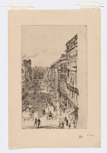Rue St. James - James Abbott McNeill Whistler