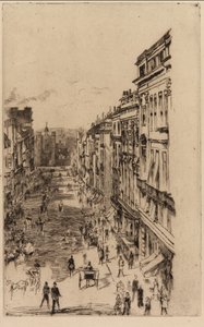 Rue St. James, 1878 - James Abbott McNeill Whistler