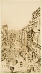 St James’s Street à Londres - James Abbott McNeill Whistler