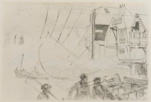 La vie en bateau de Stevens - James Abbott McNeill Whistler