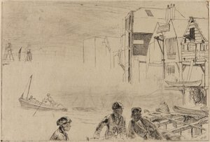 Chantier naval de Stevens - James Abbott McNeill Whistler