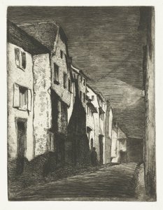 Rue à Saverne - James Abbott McNeill Whistler