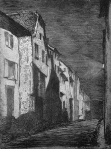 Rue à Saverne, 1858