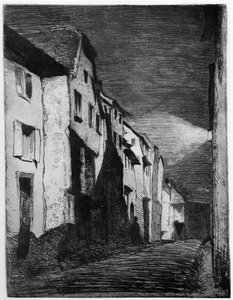 Rue à Saverne, XIXe siècle, 1904