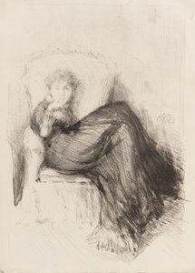 Étude - Maude assise - James Abbott McNeill Whistler