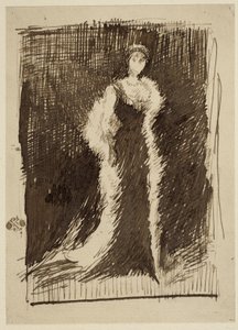 Étude pour Arrangement en noir : Lady Meux, 1881 - James Abbott McNeill Whistler