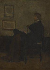 Étude pour Arrangement en gris et noir, n° 2 : Portrait de Thomas Carlyle, 1872-1873 - James Abbott McNeill Whistler