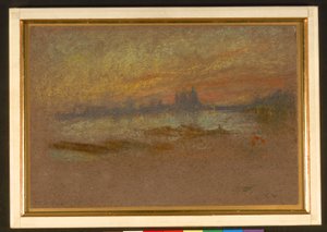 Coucher de soleil; rouge et or-Salute - James Abbott McNeill Whistler