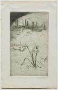 Cygne et Iris, 1883 - James Abbott McNeill Whistler