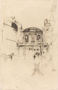 Temple Bar, vers 1877 - James Abbott McNeill Whistler