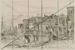 Police de la Tamise, 1859 - James Abbott McNeill Whistler