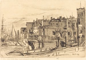 Police de la Tamise, 1859 - James Abbott McNeill Whistler