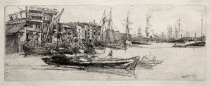 Entrepôt de la Tamise, 1871 - James Abbott McNeill Whistler