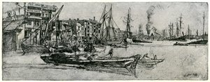 Entrepôt de la Tamise, 19ème siècle 1904 - James Abbott McNeill Whistler
