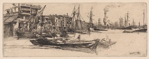 Entrepôts de la Tamise - James Abbott McNeill Whistler