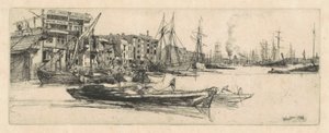 Entrepôts de la Tamise - James Abbott McNeill Whistler