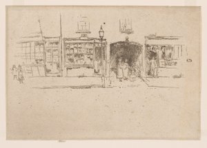 Le salon de coiffure, Chelsea, vers 1886-88 - James Abbott McNeill Whistler