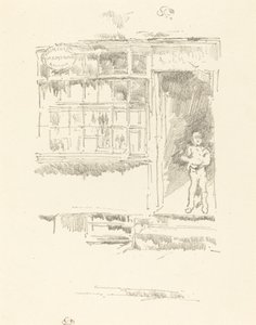 La boutique du barbier dans les écuries - James Abbott McNeill Whistler