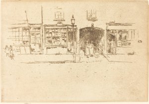 Chez le barbier, vers 1886-1888 - James Abbott McNeill Whistler