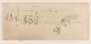 La plage, Ostende, 1887 - James Abbott McNeill Whistler
