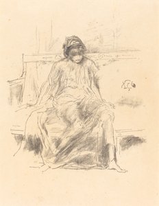 La Figure drapée, assise