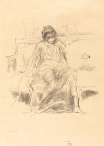 La figure drapée, assise - James Abbott McNeill Whistler