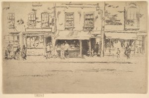 La poissonnerie, poissonnerie animée de Chelsea - James Abbott McNeill Whistler