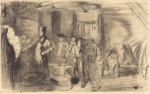 La Forge - James Abbott McNeill Whistler