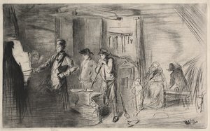 La Forge - James Abbott McNeill Whistler
