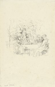 Le jardin - James Abbott McNeill Whistler