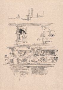 Le Long Balcon, 1894 - James Abbott McNeill Whistler
