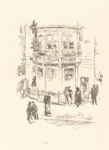 La fenêtre du directeur, Théâtre Gaiety, 1896