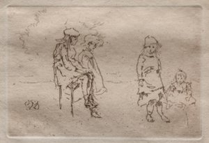 Les enfants Menpes - James Abbott McNeill Whistler