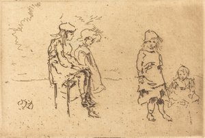 Les enfants Menpes - James Abbott McNeill Whistler