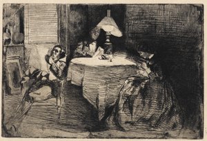 La salle de musique, 1858