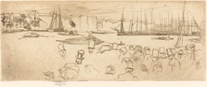 Le Bateau à un sou, 1859 - James Abbott McNeill Whistler