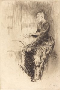 Le Piano, 1875 - James Abbott McNeill Whistler