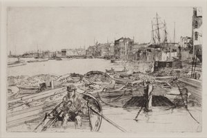 La Piscine - James Abbott McNeill Whistler