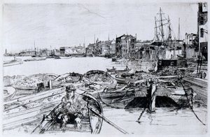 Le Bassin - James Abbott McNeill Whistler