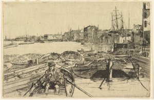 La Piscine - James Abbott McNeill Whistler