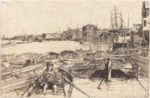La Piscine, 1859 - James Abbott McNeill Whistler