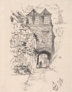 La Maison des Prêtres, Rouen, 1894 - James Abbott McNeill Whistler