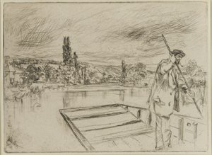 La barque, 1861 - James Abbott McNeill Whistler