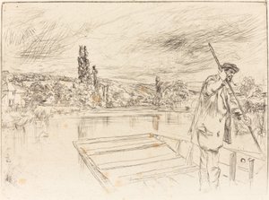La barque - James Abbott McNeill Whistler