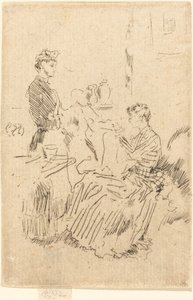 La couturière, c. 1884-1886 - James Abbott McNeill Whistler