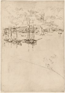 Le bateau à vapeur, Venise, 1879-1880 - James Abbott McNeill Whistler